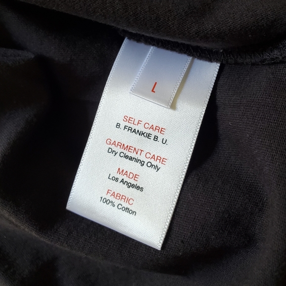 Frankie B Jenny Black Crop Long Sleeve Top - Picture 6 of 6